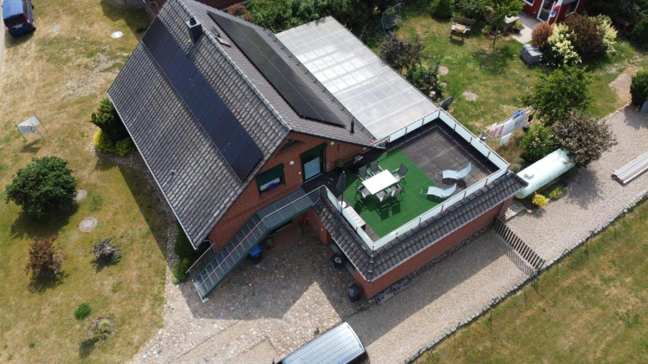 Ferienwohnung-In-Mecklenburg-Am-Kritzower-See-Mit-Ruderboot Kritzow  Dış mekan fotoğraf
